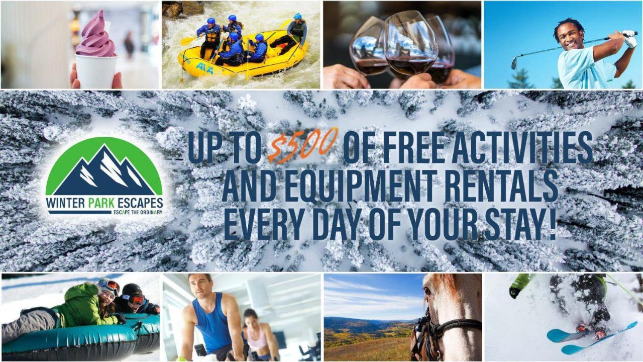 New Luxury Condo 2202 With Hot Tub, Ac & Great Views - 500 Dollars Of Free Activities & Equipment Rentals Daily Винтер Парк Экстерьер фото